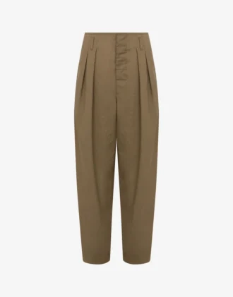 Pantalon en coton diagonal