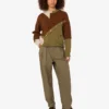 Pantalon en coton diagonal