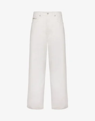 Pantalon en coton shantung