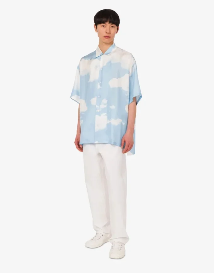 Pantalon en coton shantung Pantalon en coton shantung