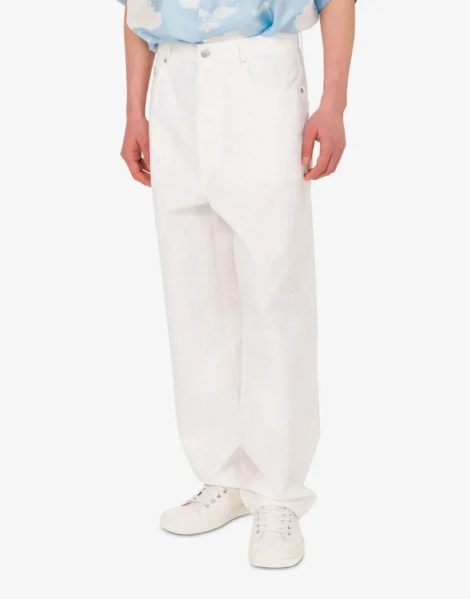 Pantalon en coton shantung Pantalon en coton shantung