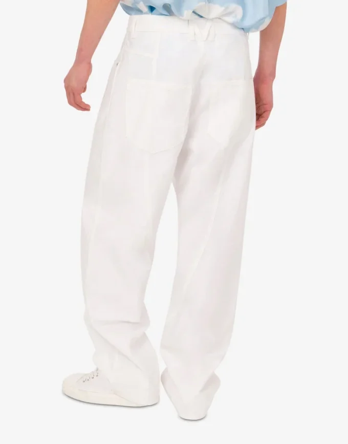 Pantalon en coton shantung Pantalon en coton shantung
