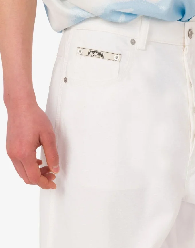 Pantalon en coton shantung Pantalon en coton shantung