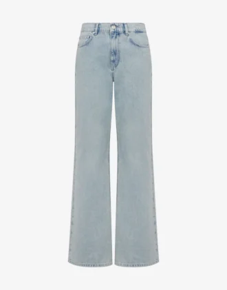 Pantalon en denim de coton