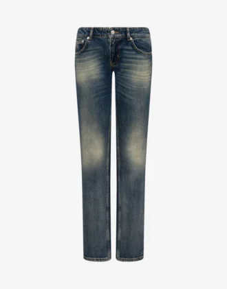 Pantalon en denim de coton