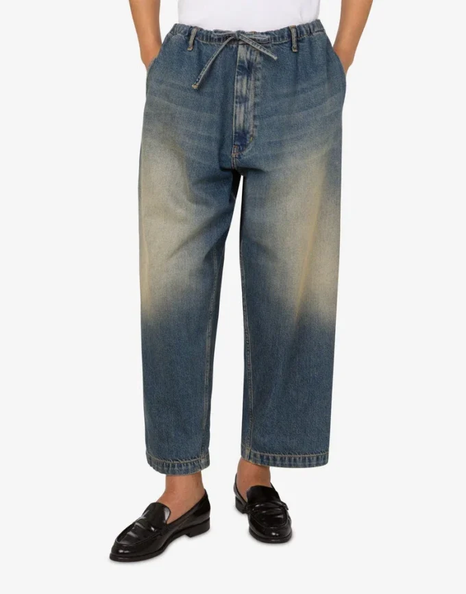 Pantalon en denim de coton Pantalon en denim de coton