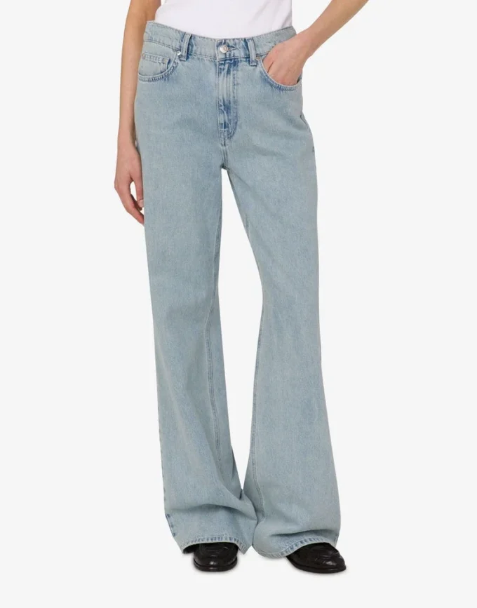 Pantalon en denim de coton Pantalon en denim de coton