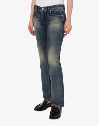 Pantalon en denim de coton