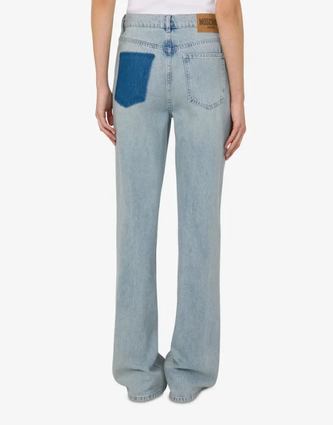 Pantalon en denim de coton Pantalon en denim de coton
