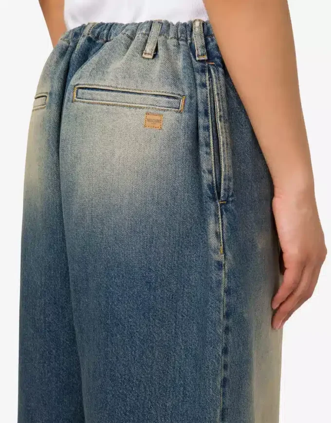 Pantalon en denim de coton Pantalon en denim de coton