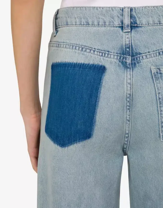 Pantalon en denim de coton Pantalon en denim de coton