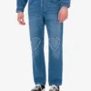 Pantalon en denim de coton bleu Pantalon en denim de coton bleu