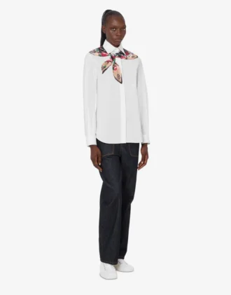 Pantalon en denim de coton bleu