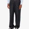 Pantalon en denim de coton bleu Pantalon en denim de coton bleu