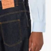Pantalon en denim de coton bleu Pantalon en denim de coton bleu