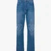 Pantalon en denim de coton bleu Pantalon en denim de coton bleu