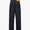 Pantalon en denim de coton bleu Pantalon en denim de coton bleu