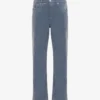 Pantalon en denim floqué Pantalon en denim floqué