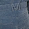 Pantalon en denim floqué Pantalon en denim floqué