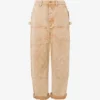 Pantalon en drill teint en pièce Pantalon en drill teint en pièce