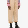 Pantalon en drill teint en pièce Pantalon en drill teint en pièce