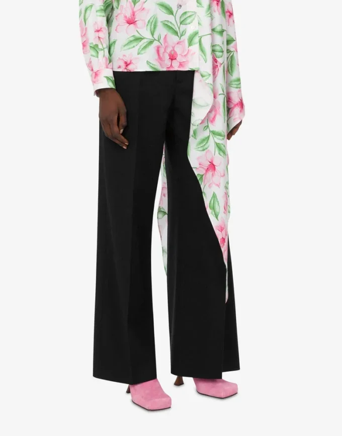 Pantalon en flanelle de laine