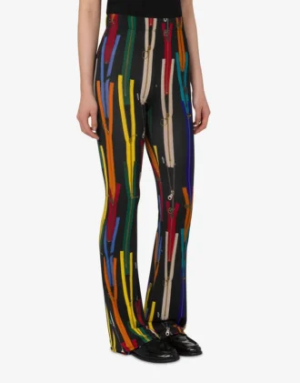 Pantalon en jersey stretch imprimé Pantalon en jersey stretch imprimé