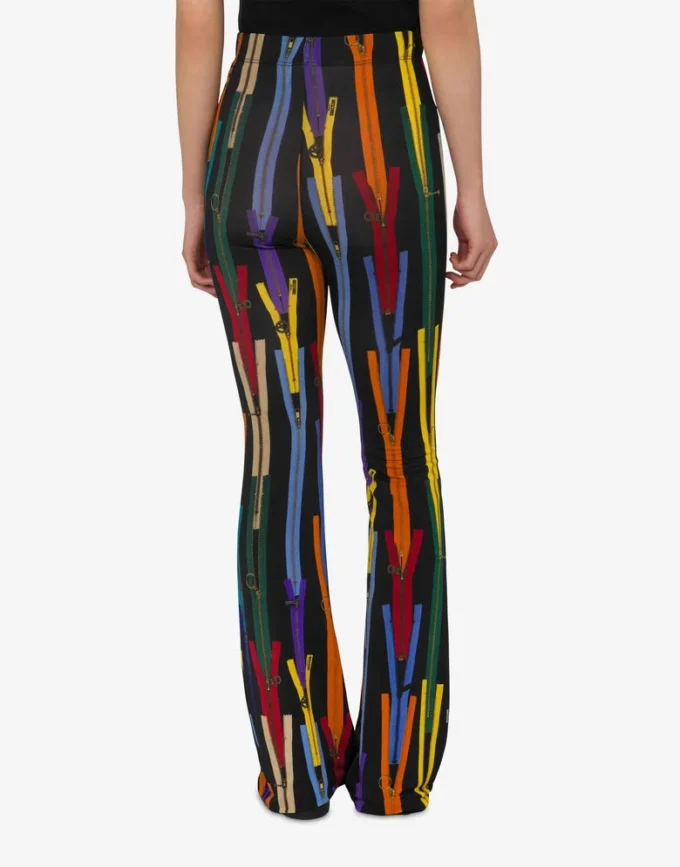 Pantalon en jersey stretch imprimé
