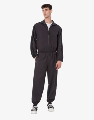 Pantalon en laine mélangée extensible
