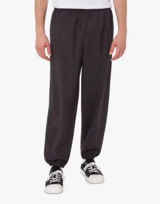 Pantalon en laine mélangée extensible