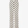 Pantalon en laine à pois