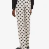 Pantalon en laine à pois