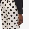 Pantalon en laine à pois