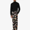 Pantalon en satin imprimé Pantalon en satin imprimé