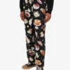 Pantalon en satin imprimé Pantalon en satin imprimé