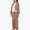 Pantalon en tissu mélangé de laine extensible Pantalon en tissu mélangé de laine extensible