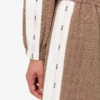 Pantalon en tissu mélangé de laine extensible Pantalon en tissu mélangé de laine extensible