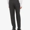 Pantalon en toile de laine brodé