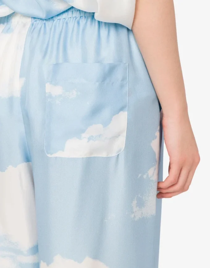 Pantalon en twill de soie Nuage d’archives Pantalon en twill de soie Nuage d’archives
