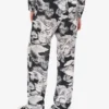Pantalon léger en popeline de coton avec imprimé oie Pantalon léger en popeline de coton avec imprimé oie