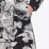 Pantalon léger en popeline de coton avec imprimé oie Pantalon léger en popeline de coton avec imprimé oie