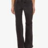 Pantalon évasé en denim de coton Pantalon évasé en denim de coton