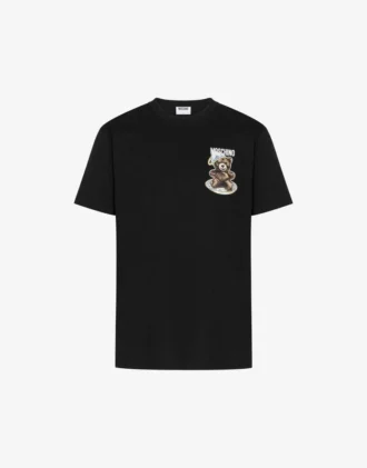 Polo en jersey de coton biologique Moschino Teddy Bear Polo en jersey de coton biologique Moschino Teddy Bear