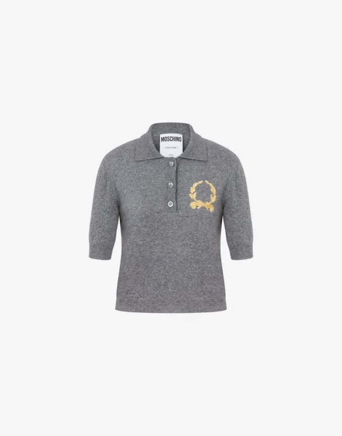Polo en maille Logo Laurel Crown Polo en maille Logo Laurel Crown
