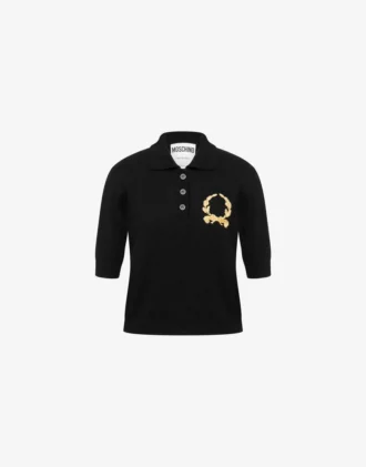 Polo en maille Logo Laurel Crown