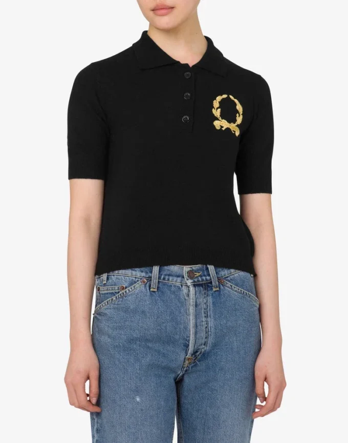 Polo en maille Logo Laurel Crown Polo en maille Logo Laurel Crown