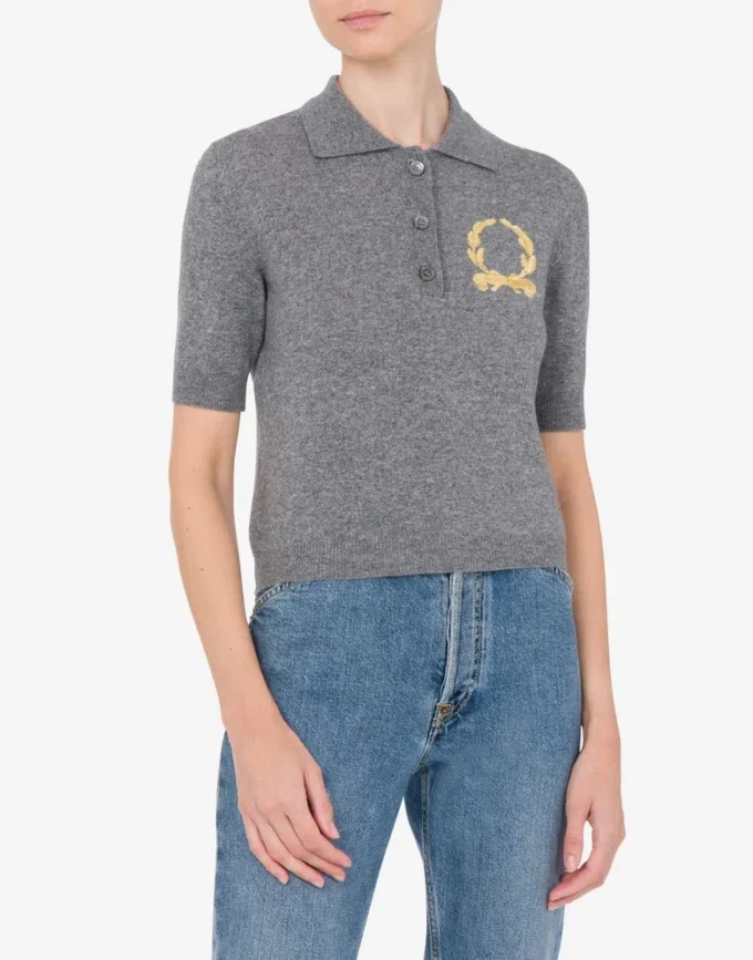 Polo en maille Logo Laurel Crown Polo en maille Logo Laurel Crown