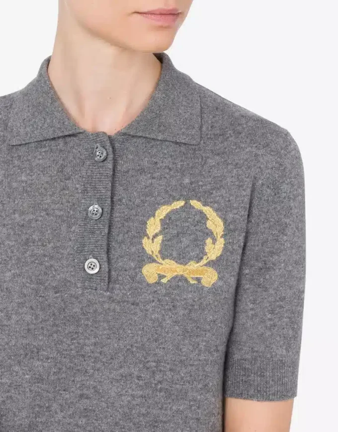 Polo en maille Logo Laurel Crown Polo en maille Logo Laurel Crown