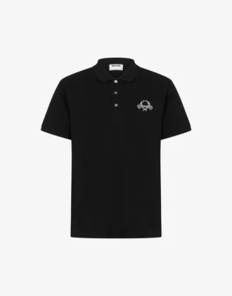 Polo en piqué de coton Laurel Crown