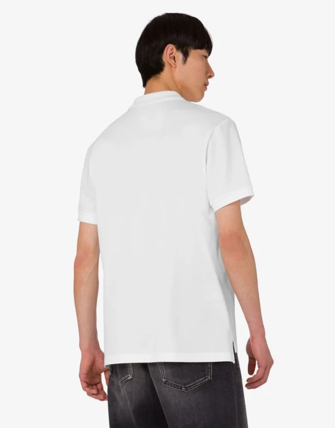 Polo en piqué de coton Laurel Crown Polo en piqué de coton Laurel Crown